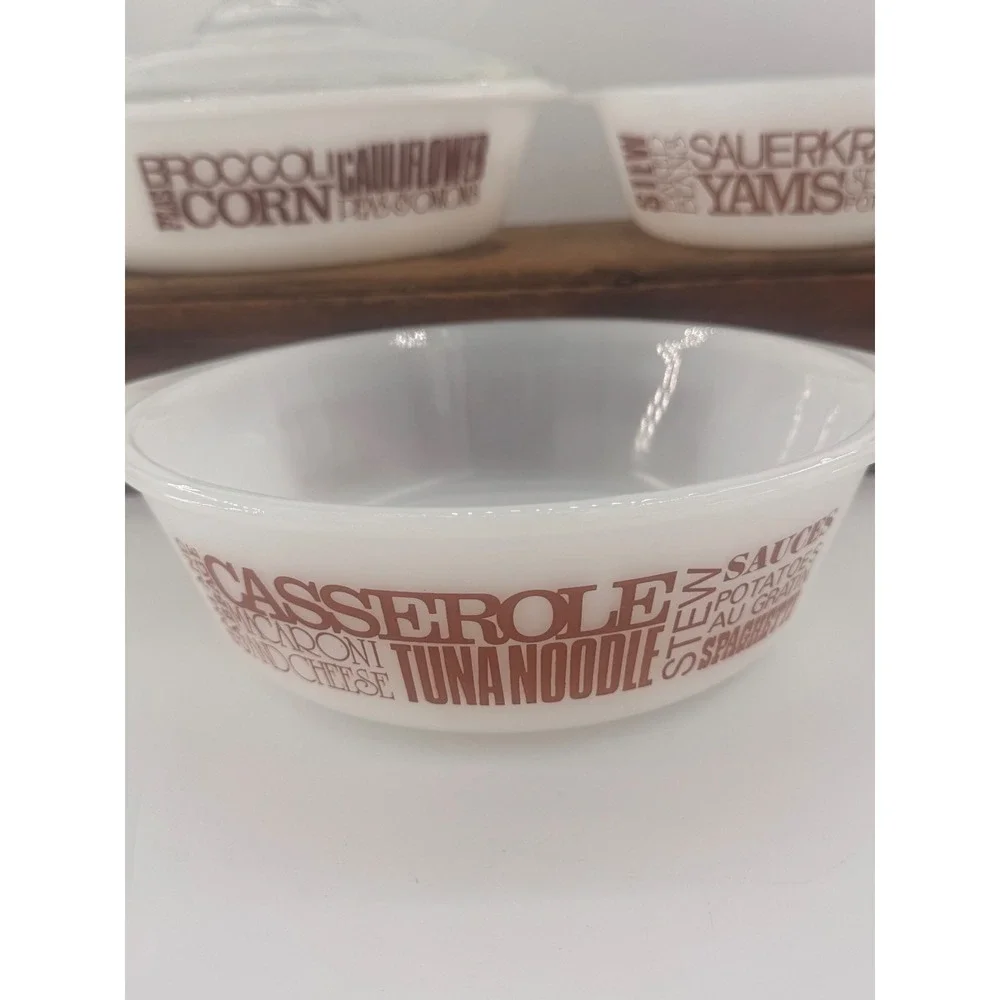Glasbake vintage milk